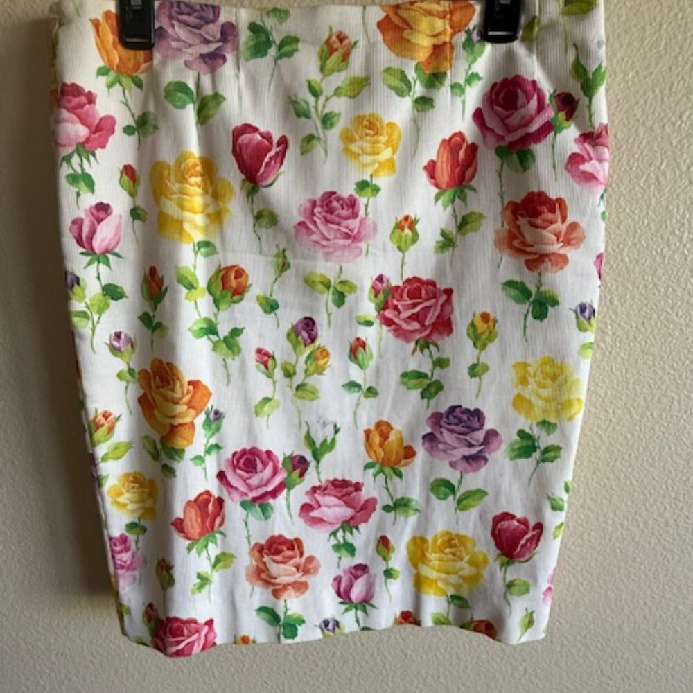 Vintage Christian Dior Easter Floral Print Blazer/skirt - Picture 6 of 8